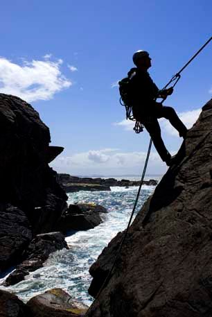 Pete Hill Rock Climbing